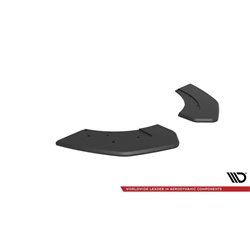 Maxton - Street Pro Lame Du Pare Chocs Arriere Hyundai Veloster N Mk2 Noir-Rouge