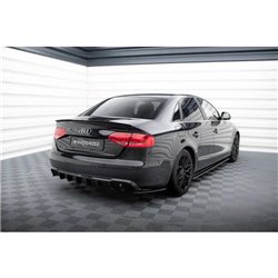 Maxton - Diffuseur Arrière Complet Audi A4 B8 (Version double échappement simple face) 