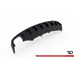 Maxton - Diffuseur Arrière Complet Audi A4 B8 (Version double échappement simple face) 