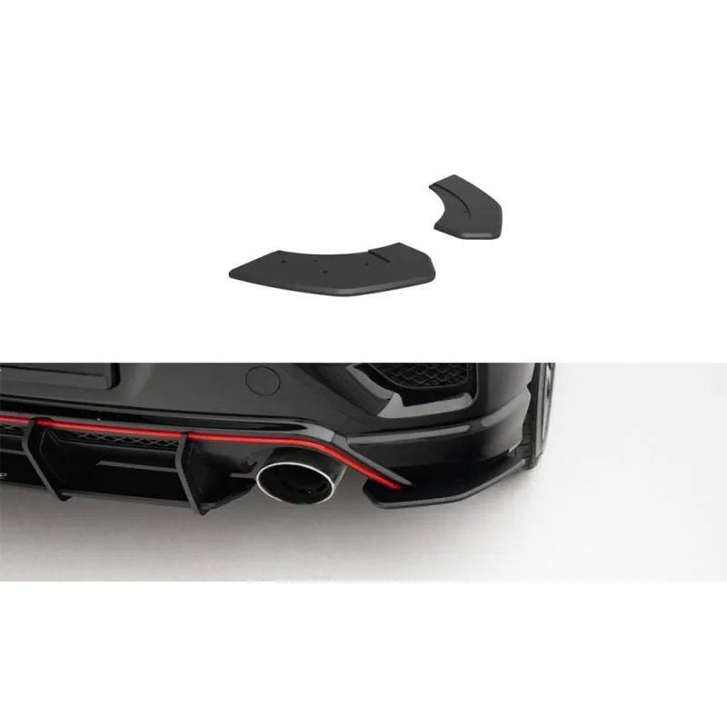Maxton - Street Pro Lame Du Pare Chocs Arriere Hyundai Veloster N Mk2 Noir