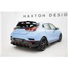 Maxton - Street Pro Lame Du Pare Chocs Arriere Hyundai Veloster N Mk2 Noir + Rabats Brillant 
