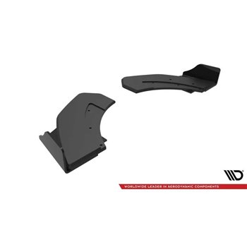 Maxton - Street Pro Lame Du Pare Chocs Arriere Hyundai Veloster N Mk2 Noir + Rabats Brillant 