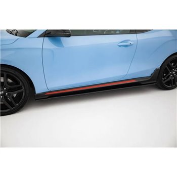 Maxton - Street Pro Rajouts Des Bas De Caisse Hyundai Veloster N Mk2 Noir