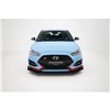 Maxton - Street Pro Lame Du Pare-Chocs Avant Hyundai Veloster N Mk2 Noir + Rabats Brillant 