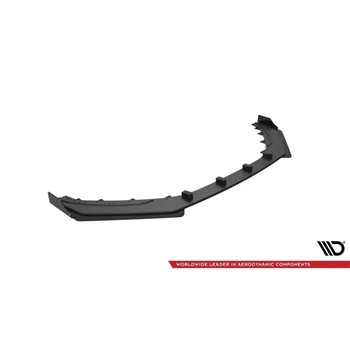Maxton - Street Pro Lame Du Pare-Chocs Avant Hyundai Veloster N Mk2 Noir + Rabats Brillant 