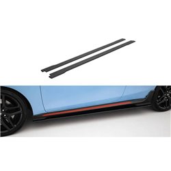 Maxton - Street Pro Rajouts Des Bas De Caisse Hyundai Veloster N Mk2 Noir-Rouge
