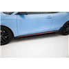 Maxton - Street Pro Rajouts Des Bas De Caisse Hyundai Veloster N Mk2 Noir-Rouge