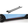 Maxton - Street Pro Rajouts Des Bas De Caisse Hyundai Veloster N Mk2 Noir-Rouge + Rabats Brillant