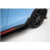 Maxton - Street Pro Rajouts Des Bas De Caisse Hyundai Veloster N Mk2 Noir-Rouge + Rabats Brillant