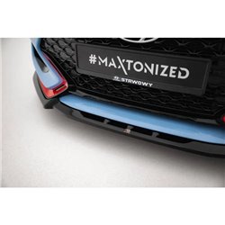 Maxton - Lame Du Pare-Chocs Avant V.2 Hyundai Veloster N Mk2 