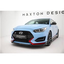 Maxton - Lame Du Pare-Chocs Avant V.1 Hyundai Veloster N Mk2 