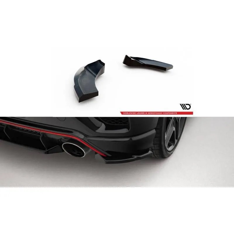 Maxton - Lames De Pare-Chocs Arrière Latérales Hyundai Veloster N Mk2