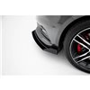 Maxton - Street Pro Lame Du Pare-Chocs Avant Ford Focus ST Mk3 Facelift Noir-Rouge + Rabats Brillant