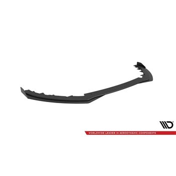 Maxton - Street Pro Lame Du Pare-Chocs Avant Ford Focus ST Mk3 Facelift Noir-Rouge + Rabats Brillant