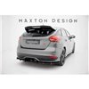 Maxton - Street Pro Central Diffuseur Arriere Ford Focus ST Mk3 Facelift Rouge