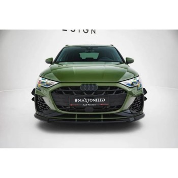 Maxton - Ailes de pare-chocs avant (Canards) Audi A3 S-Line Sedan / S3 Sedan 8Y Facelift