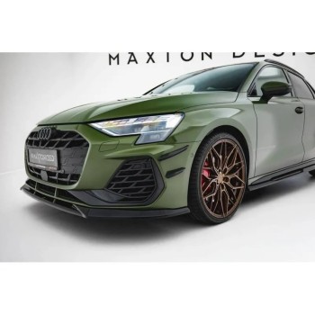 Maxton - Ailes de pare-chocs avant (Canards) Audi A3 S-Line Sedan / S3 Sedan 8Y Facelift