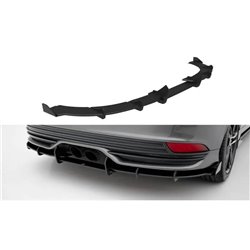 Maxton - Street Pro Central Diffuseur Arriere Ford Focus ST Mk3 Facelift Noir + Rabats Brillant