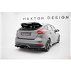 Maxton - Street Pro Central Diffuseur Arriere Ford Focus ST Mk3 Facelift Noir + Rabats Brillant 