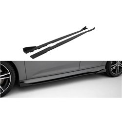 Maxton - Street Pro Rajouts Des Bas De Caisse Ford Focus ST Mk3 Facelift Noir + Rabats Brillant