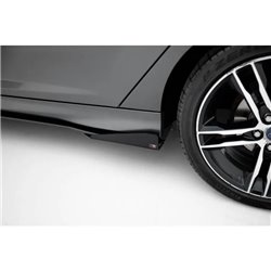 Maxton - Street Pro Rajouts Des Bas De Caisse Ford Focus ST Mk3 Facelift Noir + Rabats Brillant 