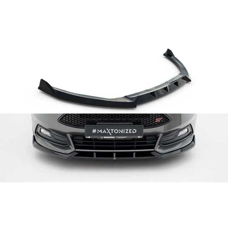 Maxton - Lame Du Pare-Chocs Avant V.6 Ford Focus ST Mk3 Facelift