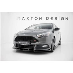 Maxton - Lame Du Pare-Chocs Avant V.6 Ford Focus ST Mk3 Facelift 