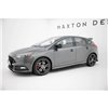 Maxton - Street Pro Rajouts Des Bas De Caisse Ford Focus ST Mk3 Facelift Noir-Rouge