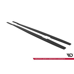 Maxton - Street Pro Rajouts Des Bas De Caisse Ford Focus ST Mk3 Facelift Noir-Rouge