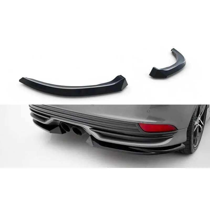 Maxton - Lames De Pare-Chocs Arrière Latérales V.3 Ford Focus ST Mk3 Facelift