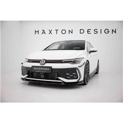 Maxton - Lame Du Pare-Chocs Avant V.2 Volkswagen Golf GTI / GTE / R-Line Mk8 Facelift 