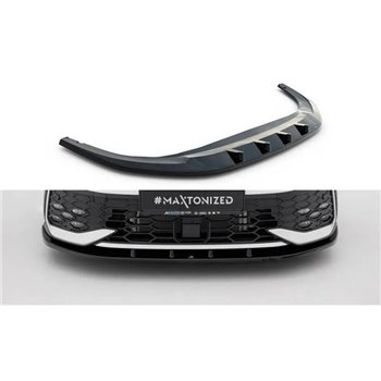 Maxton - Lame Du Pare-Chocs Avant V.1 Volkswagen Golf GTI / GTE / R-Line Mk8 Facelift