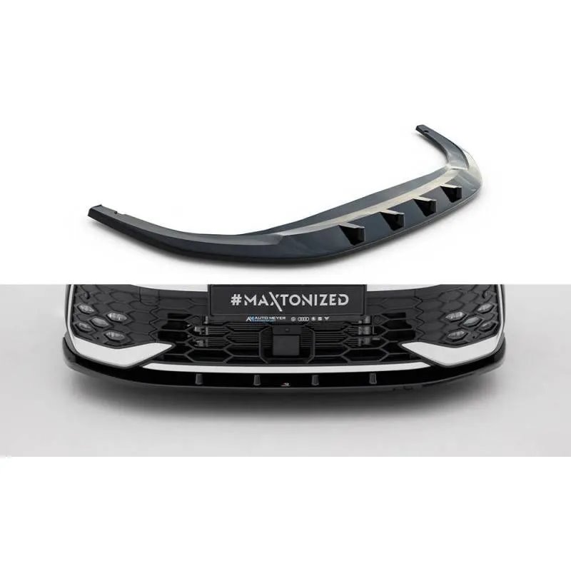 Maxton - Lame Du Pare-Chocs Avant V.1 Volkswagen Golf GTI / GTE / R-Line Mk8 Facelift