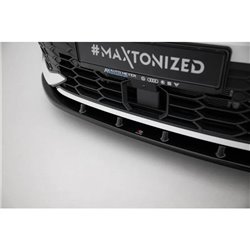 Maxton - Lame Du Pare-Chocs Avant V.1 Volkswagen Golf GTI / GTE / R-Line Mk8 Facelift 