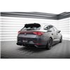 Maxton - Rajout Du Pare-Chocs Arriere + Faux Pot D'échappement Seat Leon ST FR Mk4 Noir Brillant \ Noir