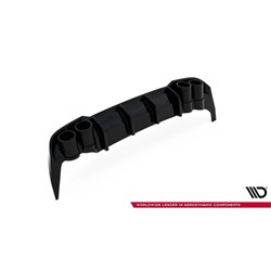 Maxton - Rajout Du Pare-Chocs Arriere + Faux Pot D'échappement Seat Leon ST FR Mk4 Noir Brillant \ Noir