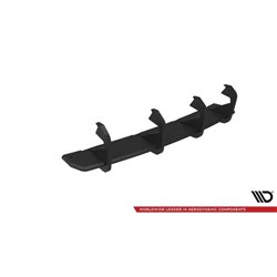Maxton - Street Pro Central Diffuseur Arriere BMW 1 M Coupe E82 Rouge