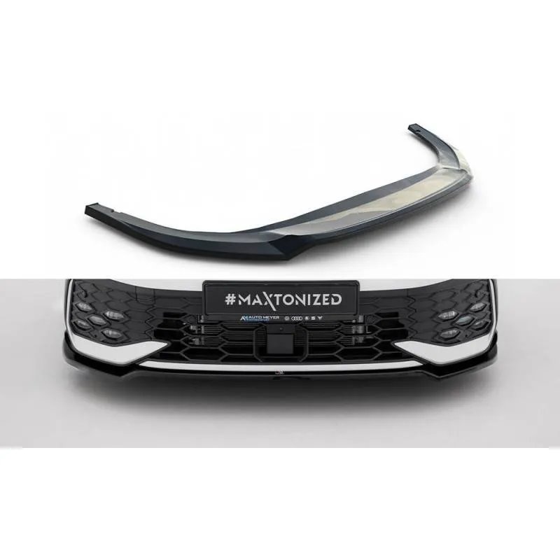 Maxton - Lame Du Pare-Chocs Avant V.3 Volkswagen Golf GTI / GTE / R-Line Mk8 Facelift