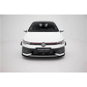 Maxton - Lame Du Pare-Chocs Avant V.3 Volkswagen Golf GTI / GTE / R-Line Mk8 Facelift 
