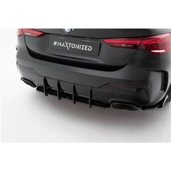 Maxton - Street Pro Central Diffuseur Arriere BMW M440i G22 / G23 / G22 Facelift / G23 Facelift Noir-Rouge