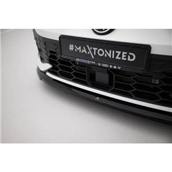 Maxton - Lame Du Pare-Chocs Avant V.4 Volkswagen Golf GTI / GTE / R-Line Mk8 Facelift 