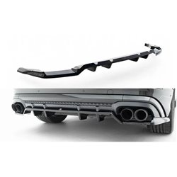 Maxton - Arriere Splitter (avec une barre verticale) V.2 Audi SQ8 / Q8 S-Line Mk1 Facelift