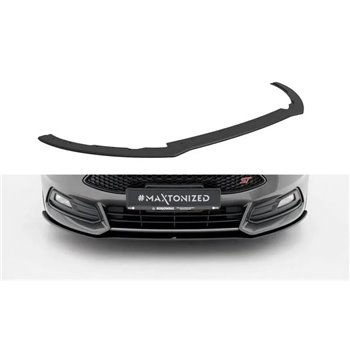 Maxton - Street Pro Lame Du Pare-Chocs Avant Ford Focus ST Mk3 Facelift Noir-Rouge