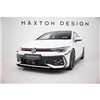 Maxton - Street Pro Lame Du Pare-Chocs Avant Volkswagen Golf GTI / GTE / R-Line Mk8 Facelift Noir