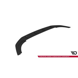 Maxton - Street Pro Lame Du Pare-Chocs Avant Volkswagen Golf GTI / GTE / R-Line Mk8 Facelift Noir