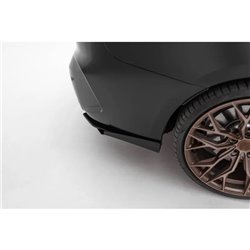 Maxton - Street Pro Lame Du Pare Chocs Arriere BMW M440i G22 / G23 / G22 Facelift / G23 Facelift Noir-Rouge + Rabats Brillant