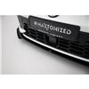 Maxton - Street Pro Lame Du Pare-Chocs Avant Volkswagen Golf GTI / GTE / R-Line Mk8 Facelift Noir + Rabats Brillant