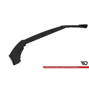 Maxton - Street Pro Lame Du Pare-Chocs Avant Volkswagen Polo GTI Mk6 Facelift Noir + Rabats Brillant