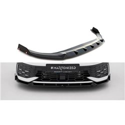 Maxton - Lame Du Pare-Chocs Avant V.2 + Ailerons Volkswagen Golf GTI / GTE / R-Line Mk8 Facelift