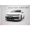 Maxton - Lame Du Pare-Chocs Avant V.2 + Ailerons Volkswagen Golf GTI / GTE / R-Line Mk8 Facelift 